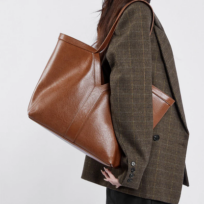Autumn Genuine Leather Tote Bag