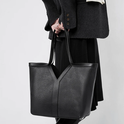Autumn Genuine Leather Tote Bag