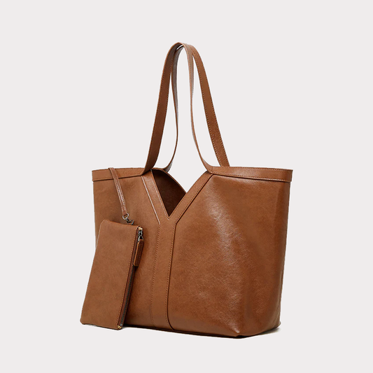 Autumn Genuine Leather Tote Bag