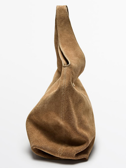 Medium Suede Clutch
