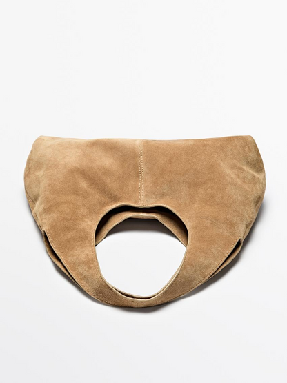 Medium Suede Clutch