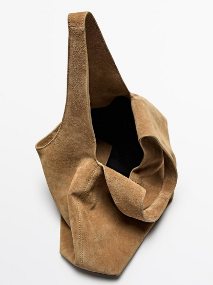 Medium Suede Clutch
