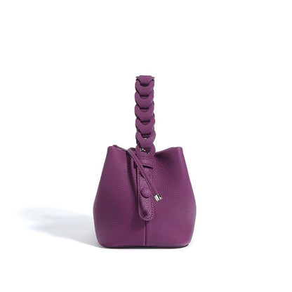 Leather Versatile Commuting Bucket Bag