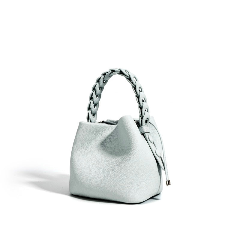 Leather Versatile Commuting Bucket Bag