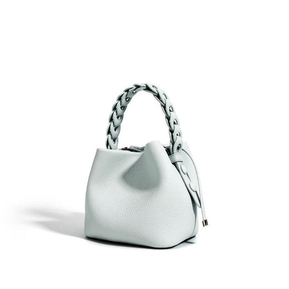 Leather Versatile Commuting Bucket Bag