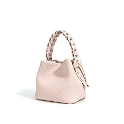 Leather Versatile Commuting Bucket Bag