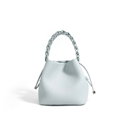 Leather Versatile Commuting Bucket Bag