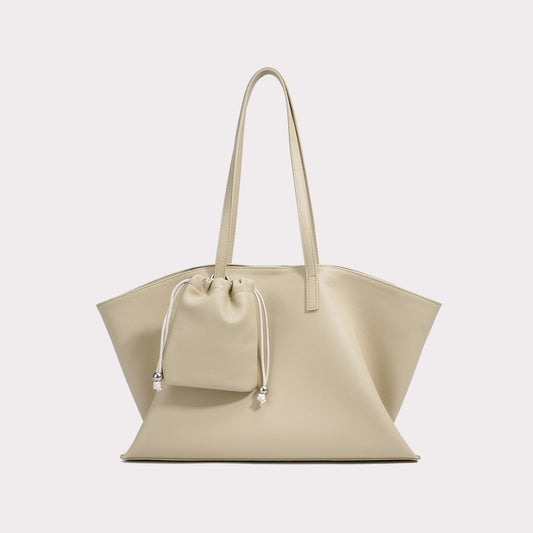 Versatile Women's Genuine Leather Tote Bag