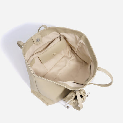 Versatile Women's Genuine Leather Tote Bag