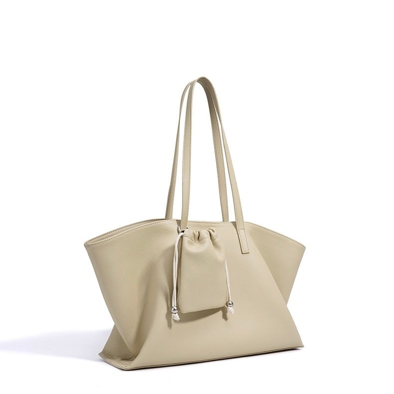 Versatile Women's Genuine Leather Tote Bag