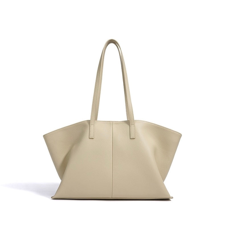 Versatile Women's Genuine Leather Tote Bag
