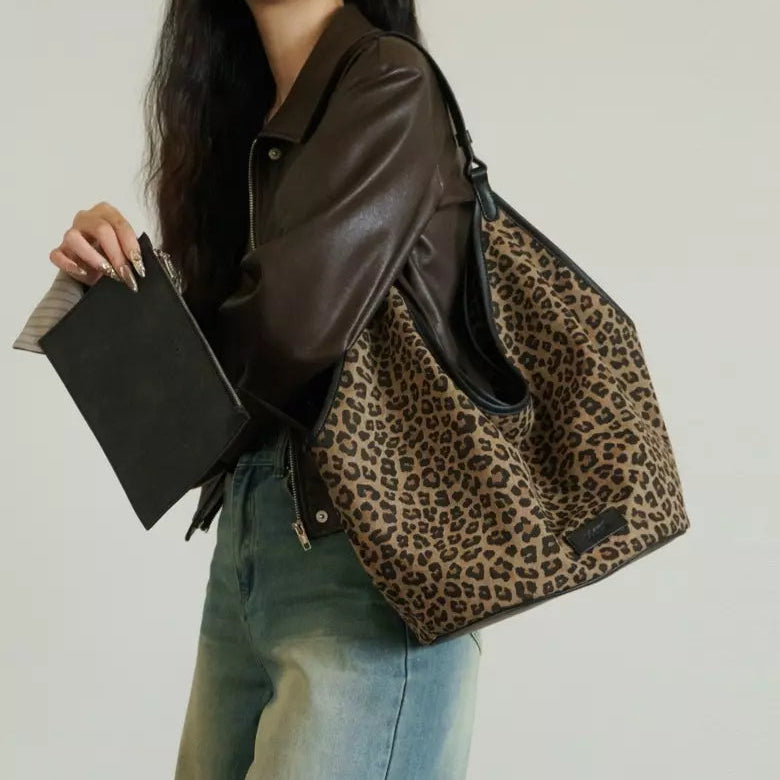KAlA Leopard Print Tote Bag