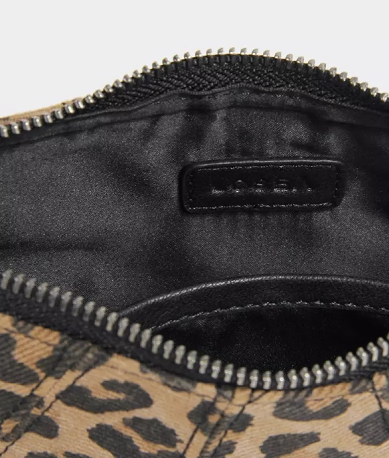 CROISSANT Leopard Print Shoulder Bag