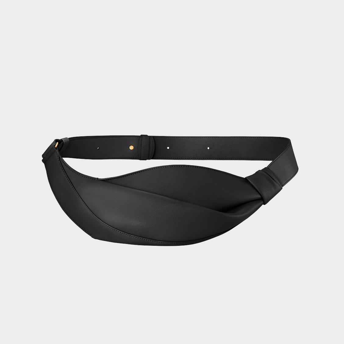 Smooth Leather Knot Crossbody Bag