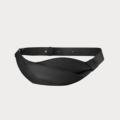 Smooth Leather Knot Crossbody Bag