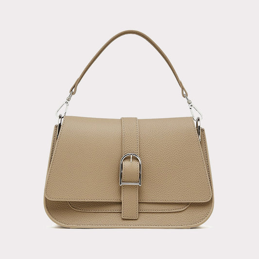 Commuter Minimalist Genuine Leather Saddle Bag
