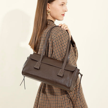 Vegetable Tanned Underarm Baguette Bag