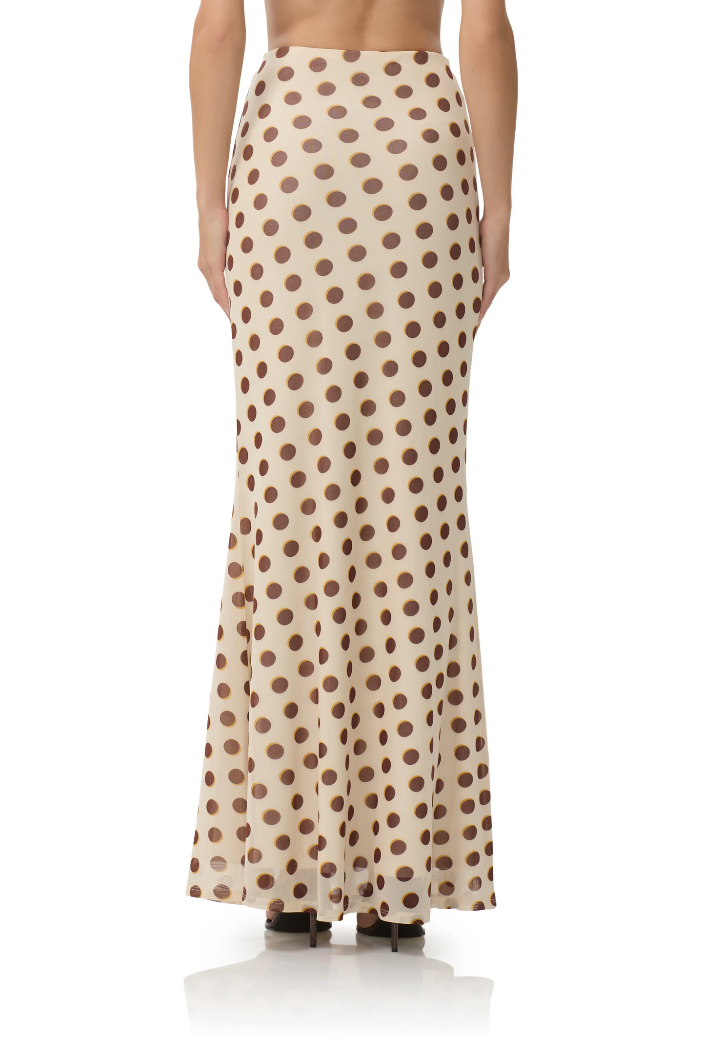 Polka Dot Top + Maxi Skirt