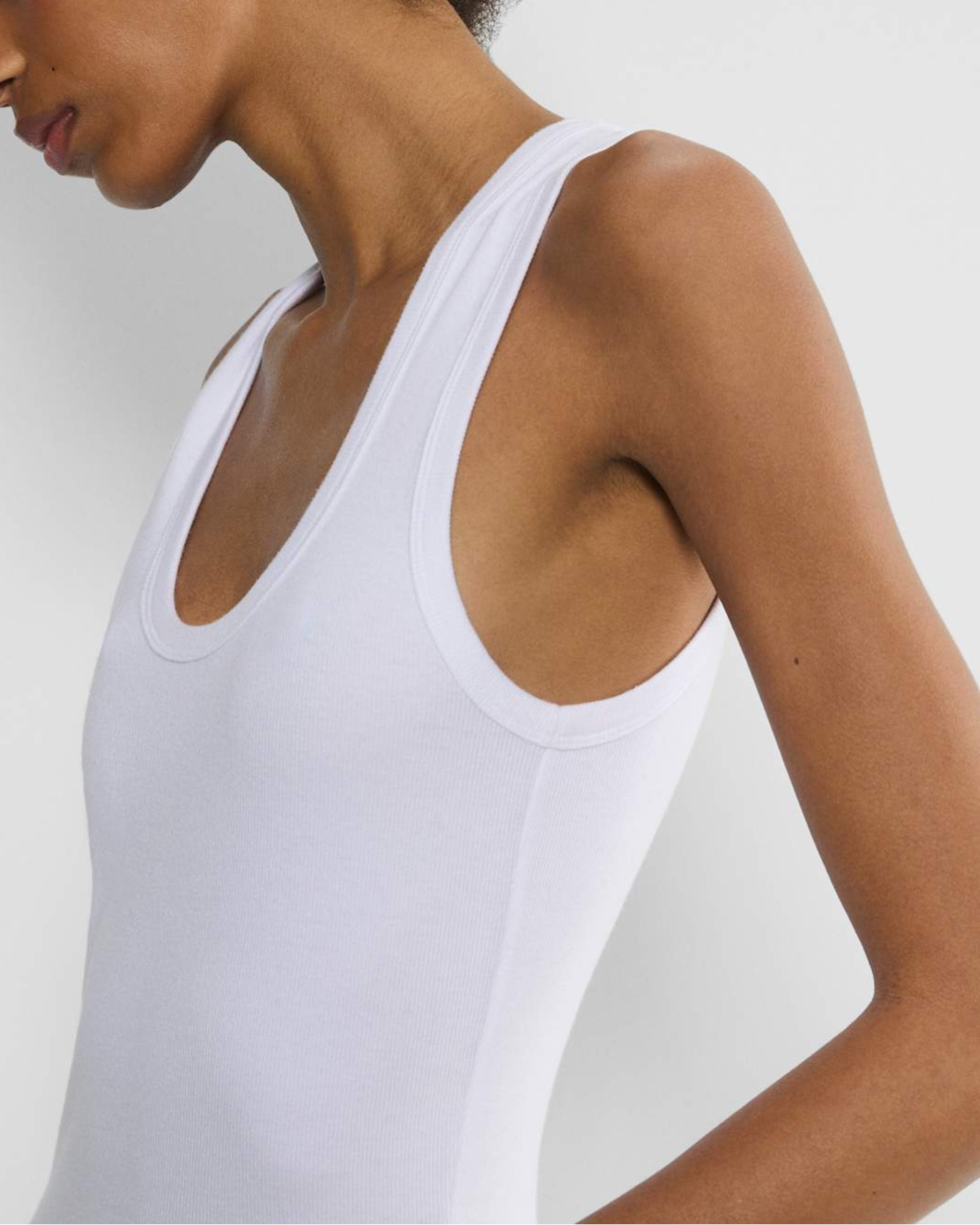 Rib Scoopneck Tank