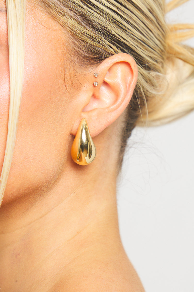 Chunky Teardrop Earrings