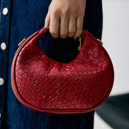 Crocodile Pattern Stone Pattern Minimalist Bag
