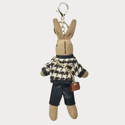 Fluffy Bunny Belle Bag Charm