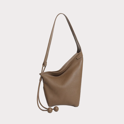 Asymmetric Design Slouchy Horn Shaped Crossbody Bag