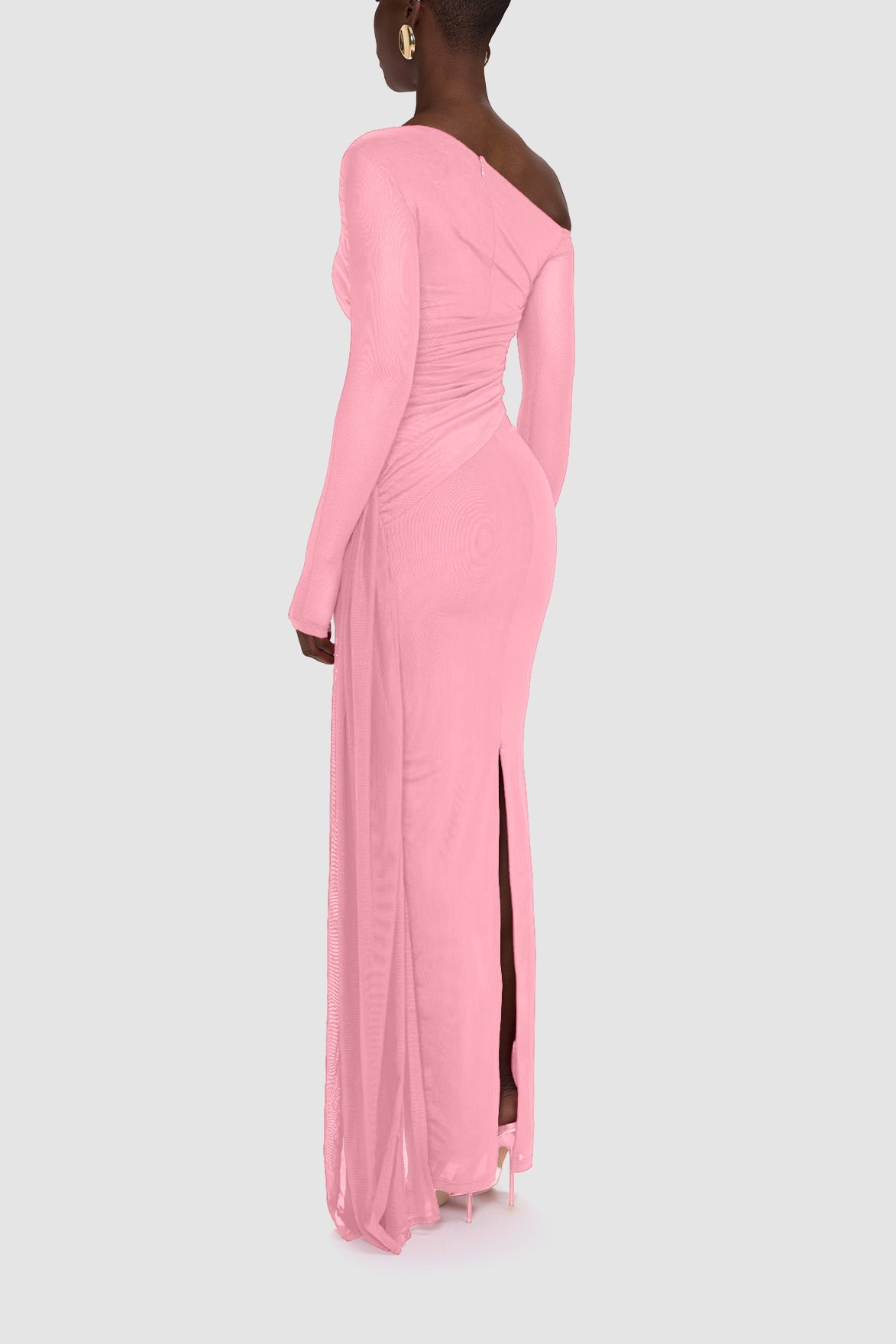 Off-shoulder Maxi Party Dress