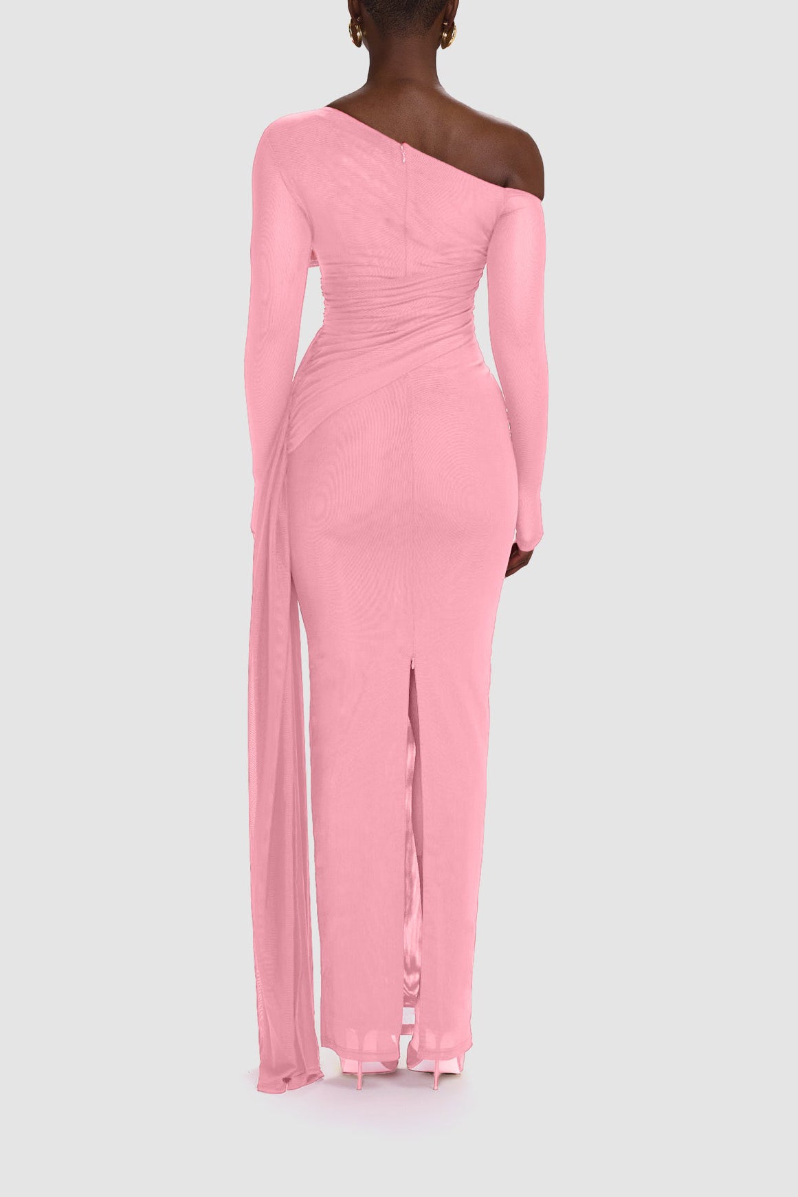 Off-shoulder Maxi Party Dress