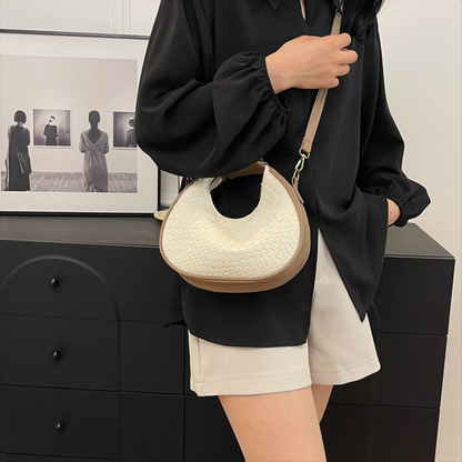 Crocodile Pattern Stone Pattern Minimalist Bag