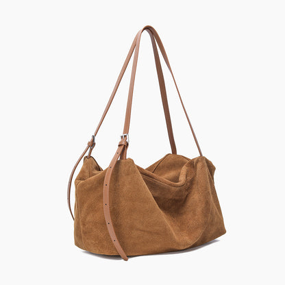 Frosted Shoulder Bag Large Capacity Tote Bag